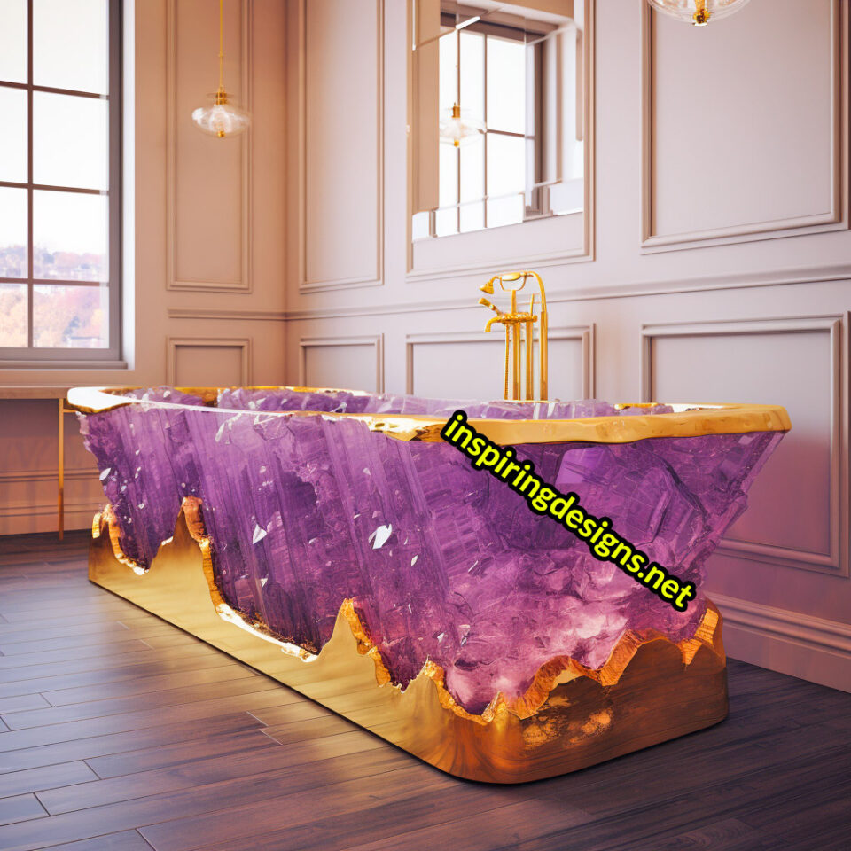 These Crystal Bathtubs Offer a Bath Experience Straight out of a