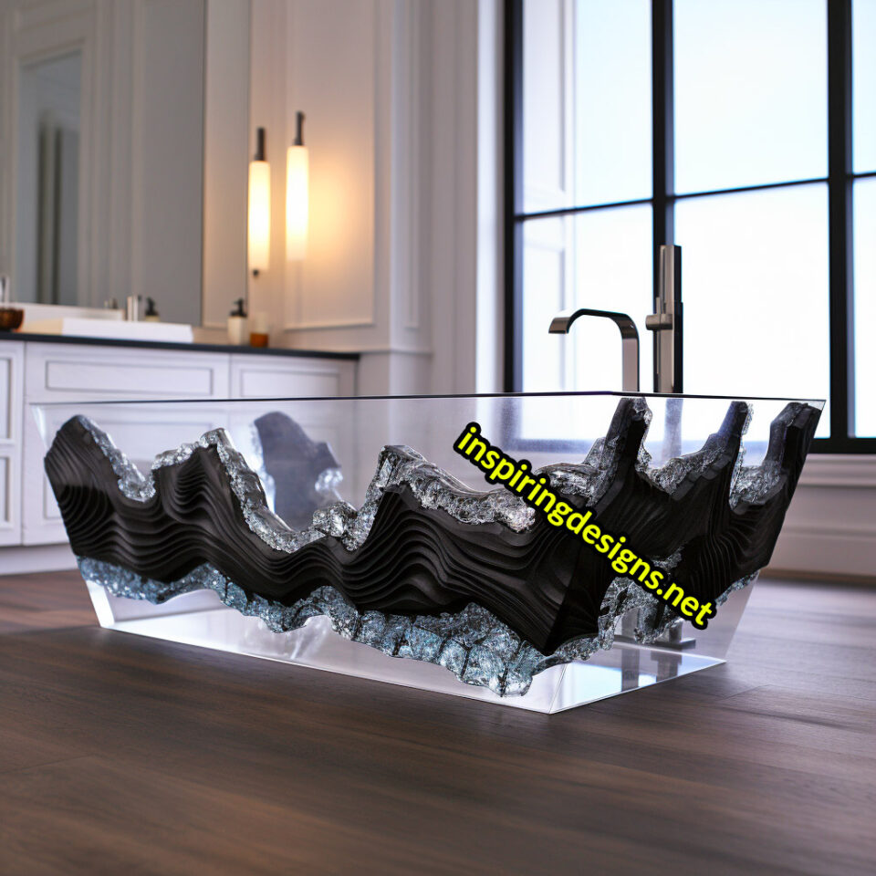 These Crystal Bathtubs Offer a Bath Experience Straight out of a