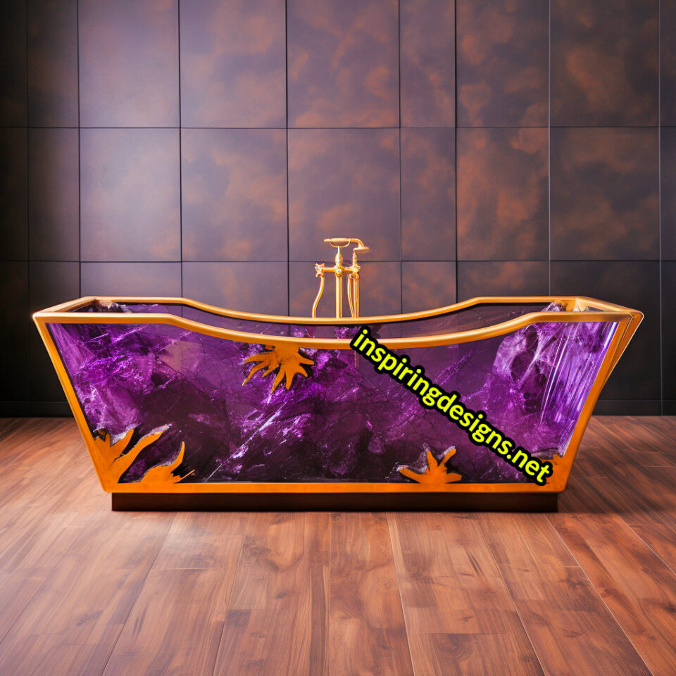These Crystal Bathtubs Offer a Bath Experience Straight out of a