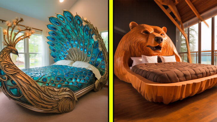 These Oversized Animal Shaped Beds Will Make You Feel Like You’re Sleeping in the Wild