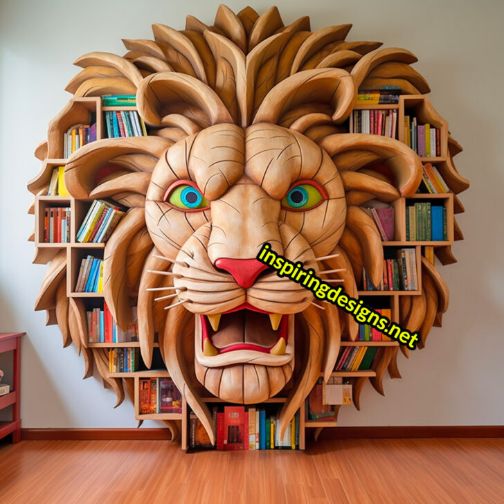 These Giant Animal Shaped Kids Bookshelves Bring The Jungle To Your