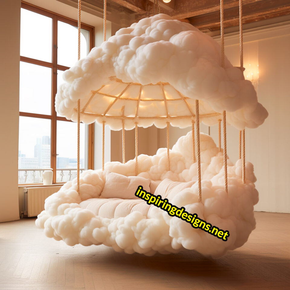 These Giant Cloud-shaped Loungers Take Your Naps To A Whole New Level 