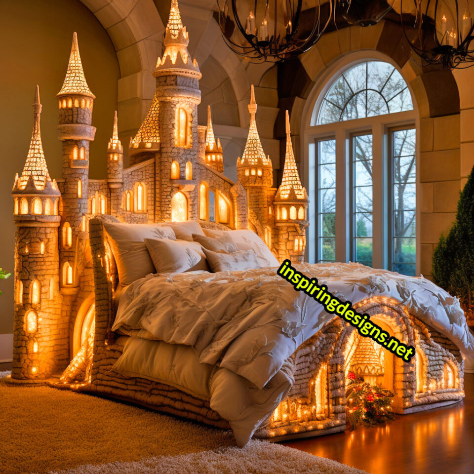 These Giant Disney Castle Shaped Beds Will Turn Your Bedroom into a ...