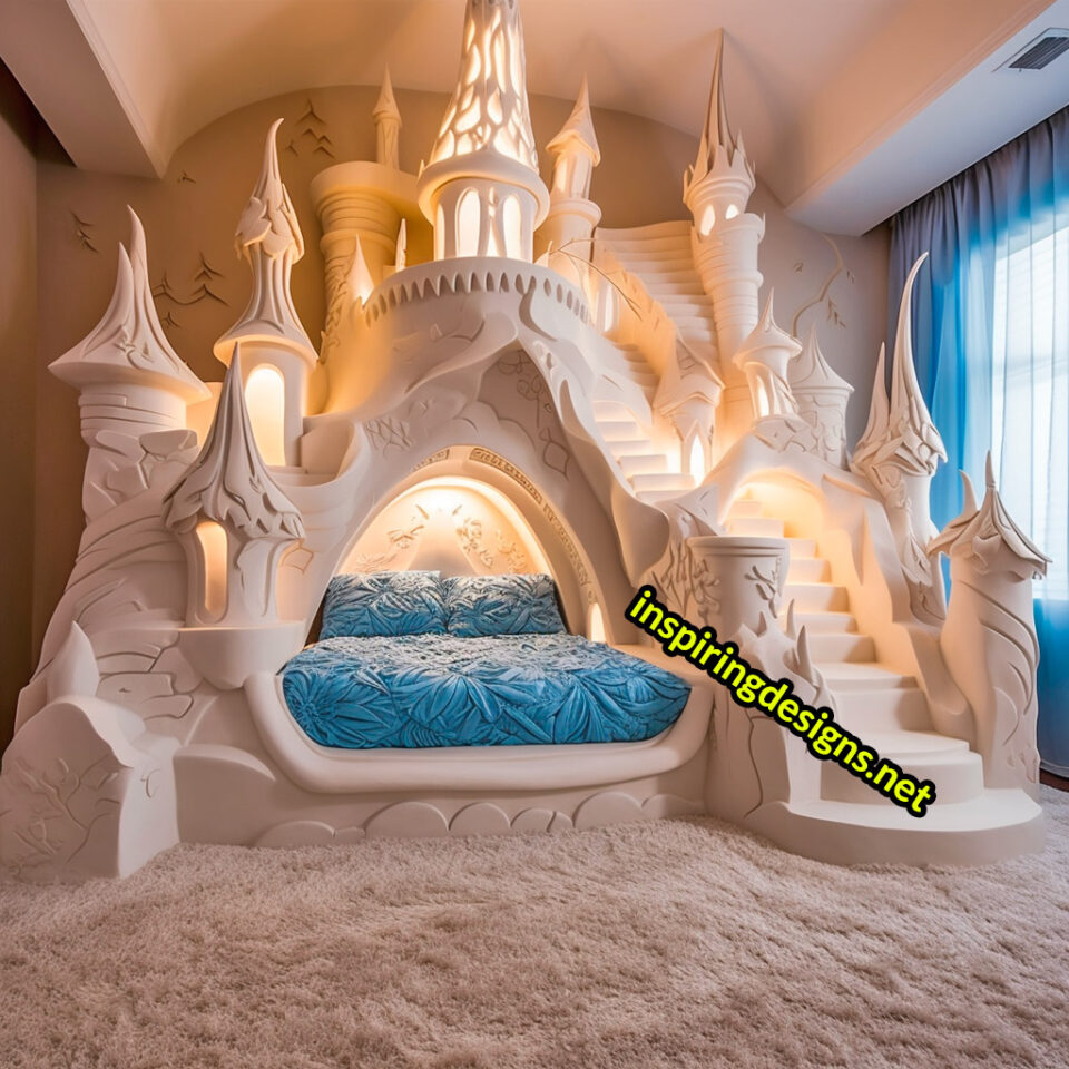 These Giant Disney Castle Shaped Beds Will Turn Your Bedroom into a ...