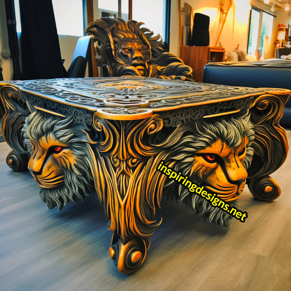 These Wooden Animal Coffee Tables Will Have You ‘Howling’ in Awe