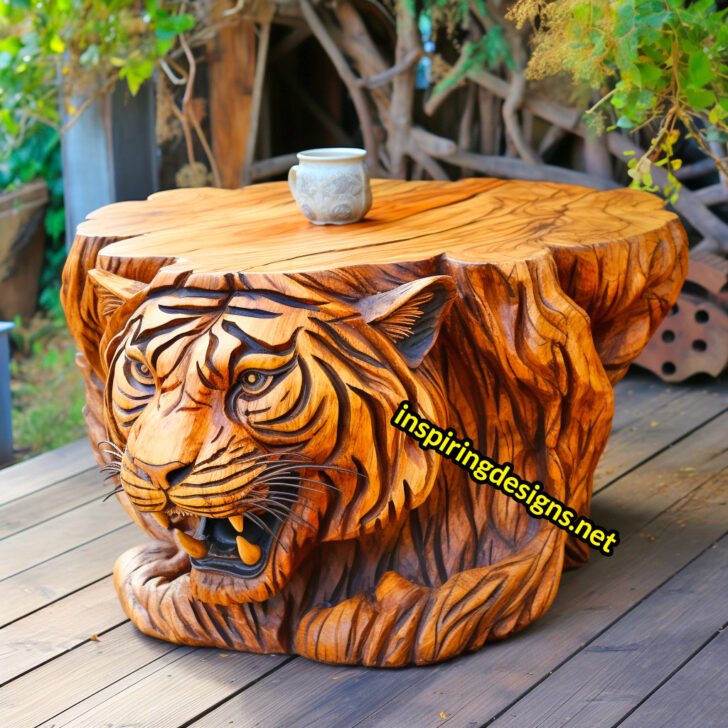 These Wooden Animal Coffee Tables Will Have You ‘Howling’ in Awe