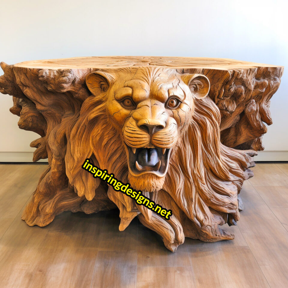 These Wooden Animal Coffee Tables Will Have You ‘Howling’ in Awe