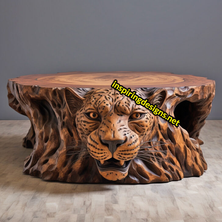 These Wooden Animal Coffee Tables Will Have You ‘Howling’ in Awe