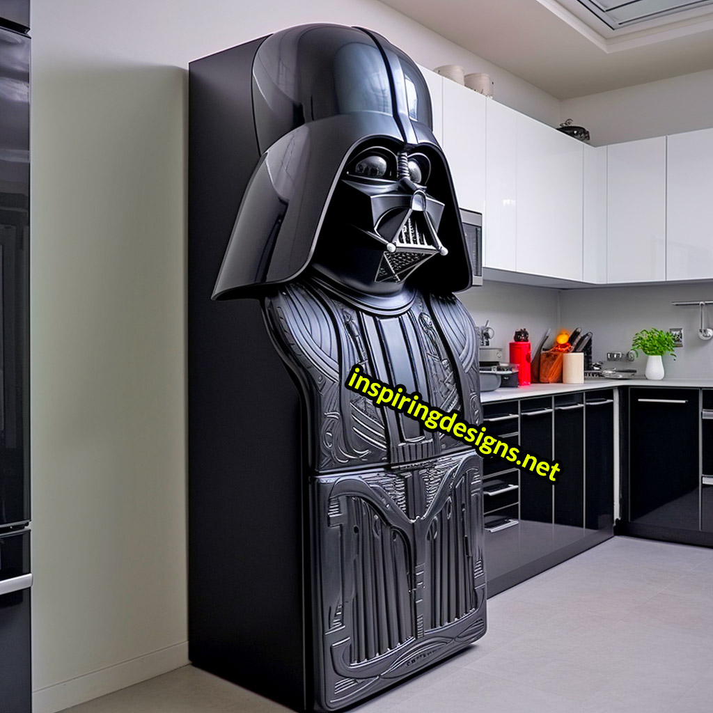 tar Wars Refrigerators - Darth Vader Fridge