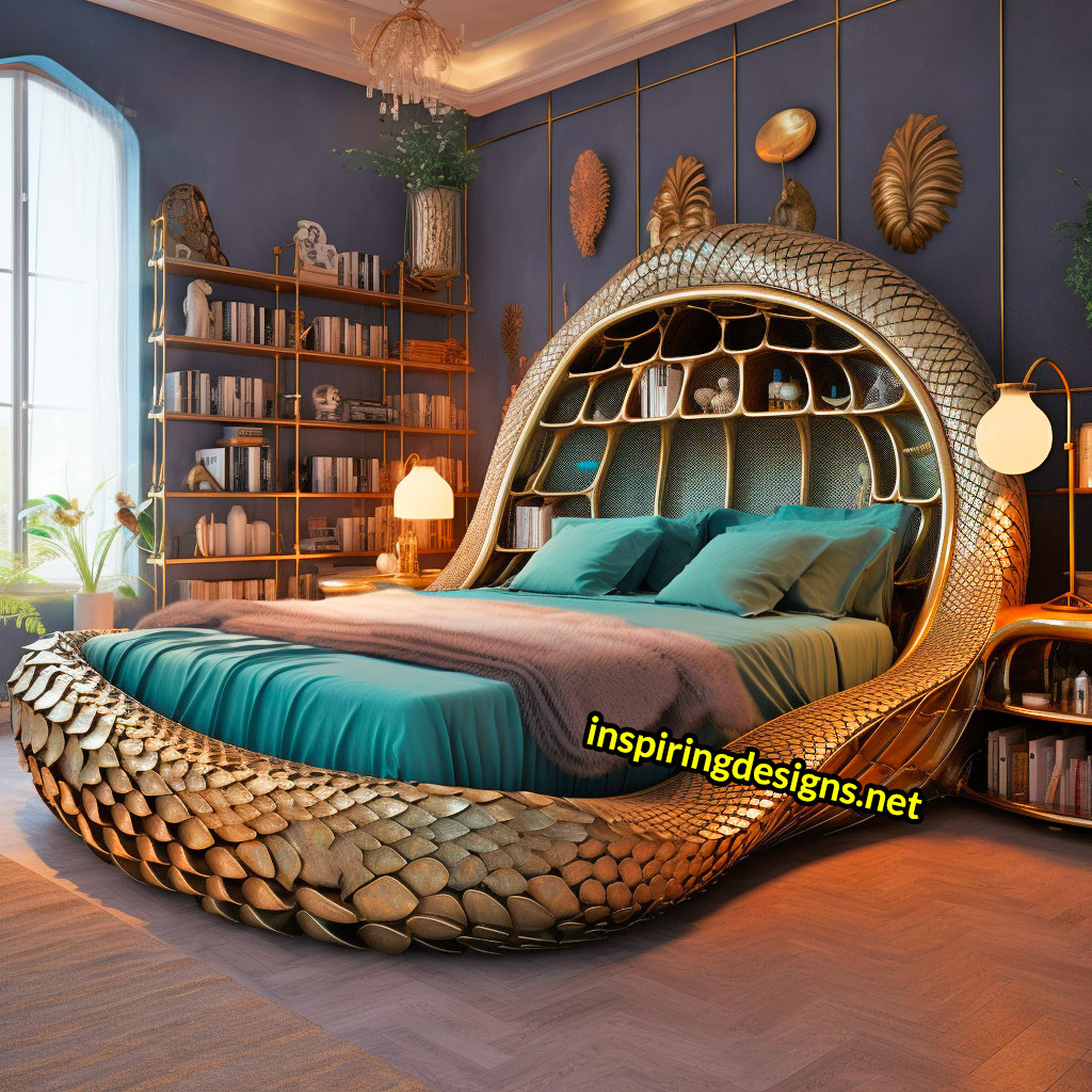 Giant Epic Animal Beds - Oversized anaconda snake bed frame