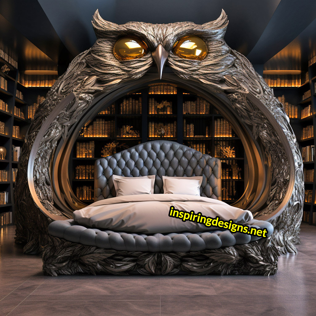 Giant Epic Animal Beds - Oversized owl bed frame