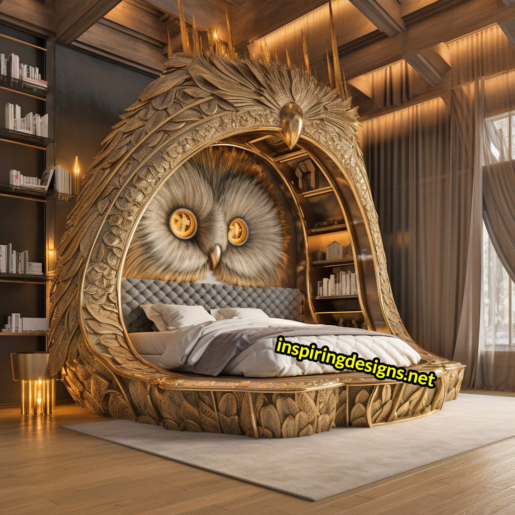 Giant Epic Animal Beds - Oversized owl bed frame