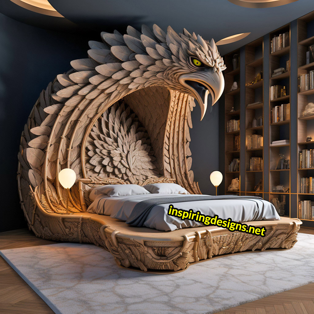 Giant Epic Animal Beds - Oversized eagle bed frame