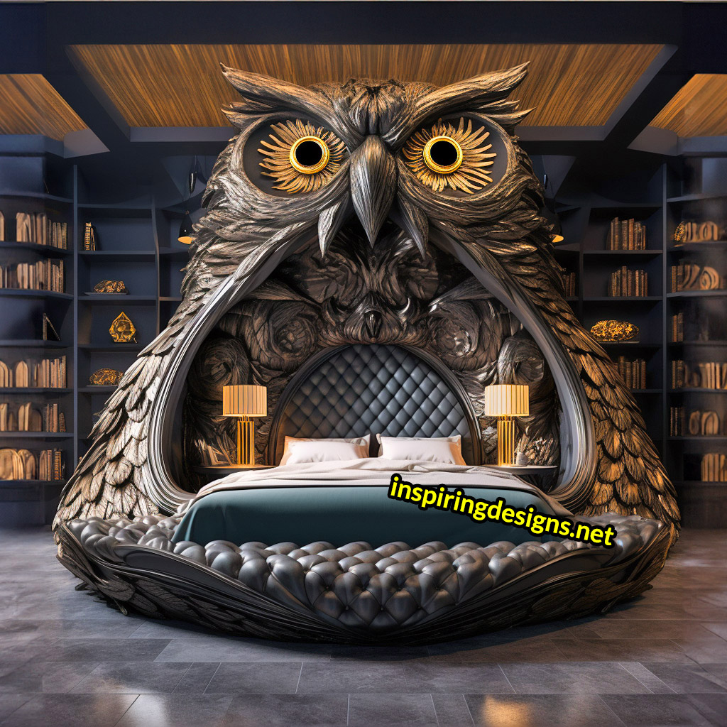 Giant Epic Animal Beds - Oversized owl bed frame