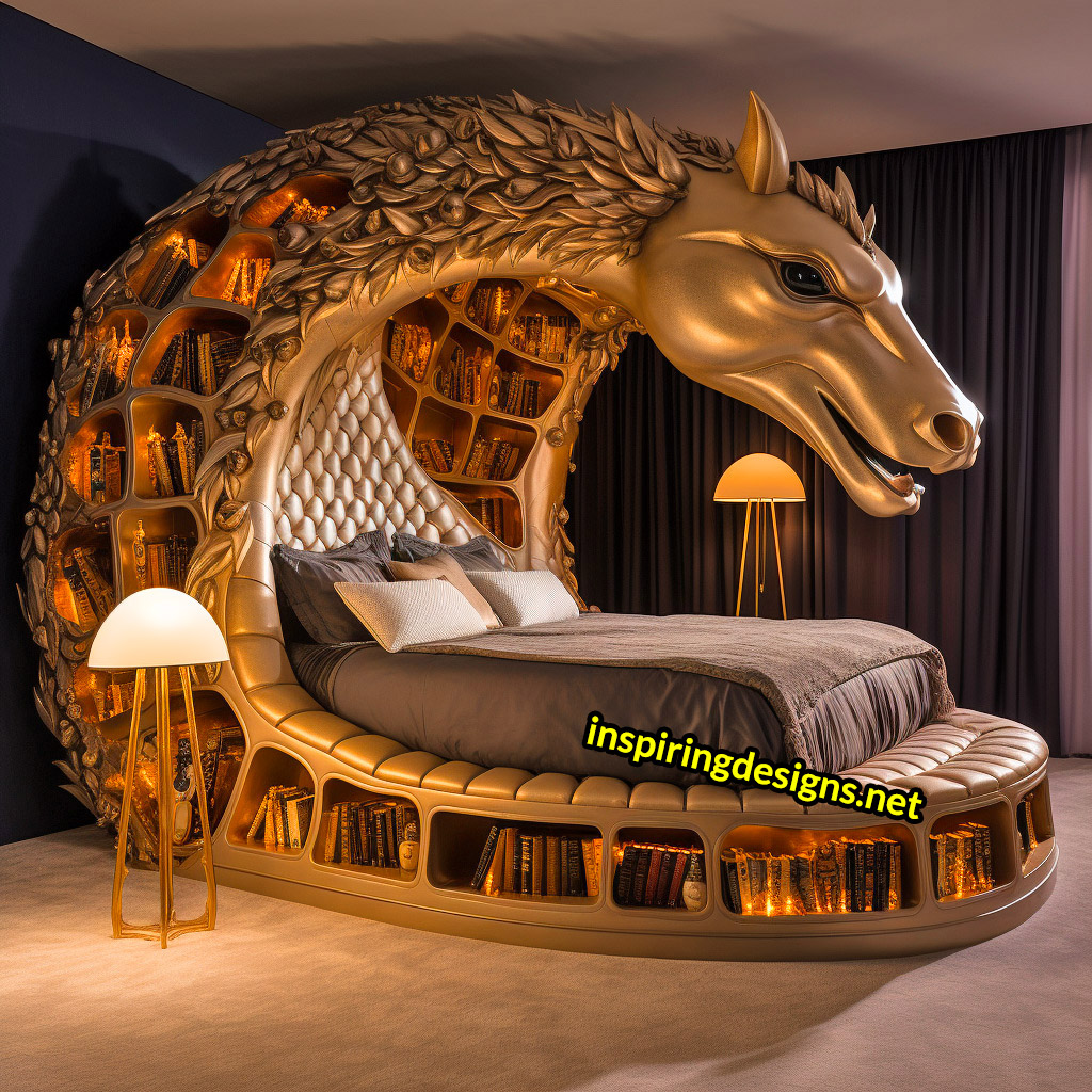 Giant Epic Animal Beds - Oversized horse bed frame