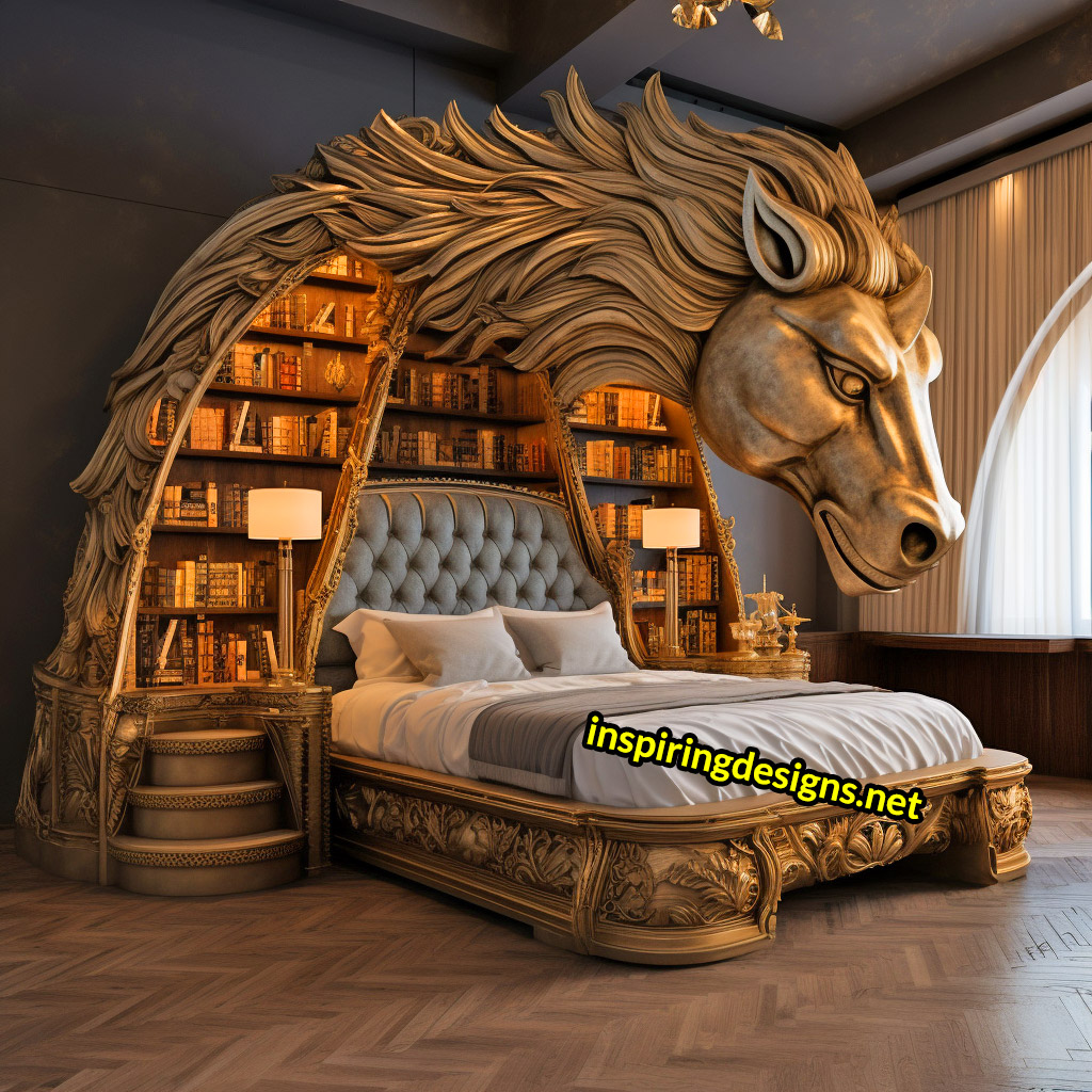 Giant Epic Animal Beds - Oversized horse bed frame
