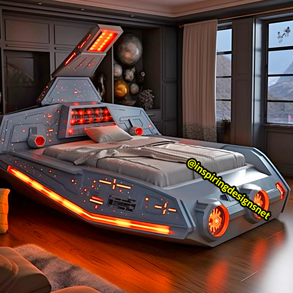  Star Wars Kids Beds - Imperial Star Destroyer Bed