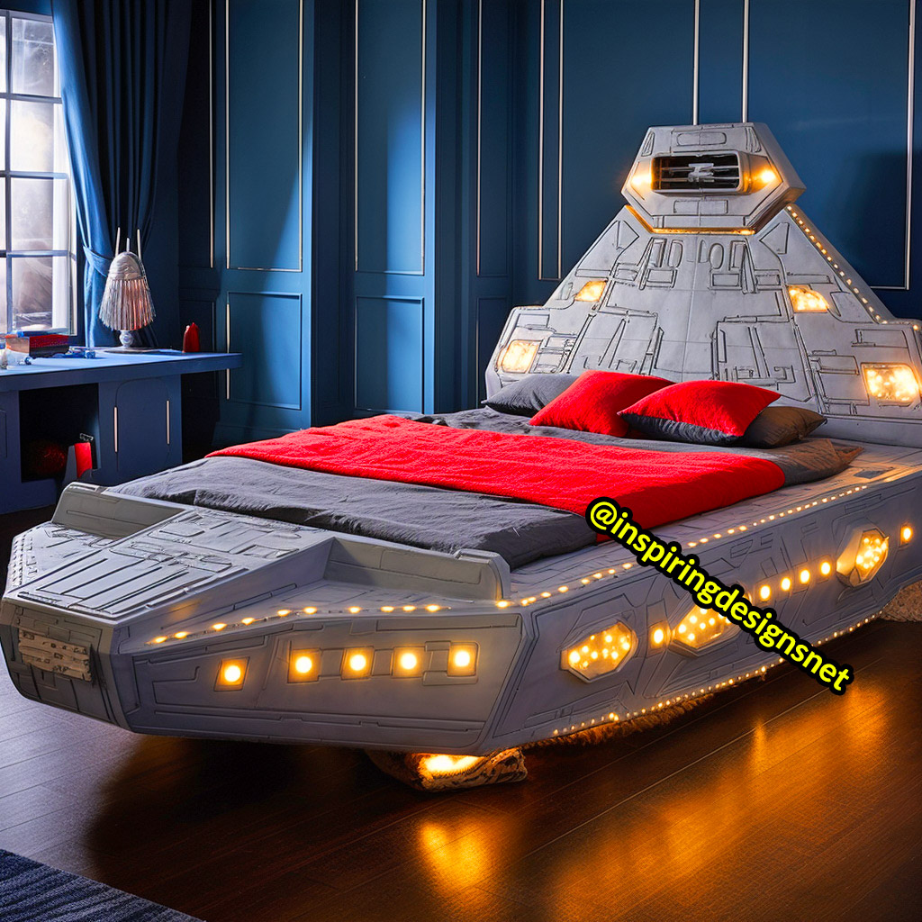 Star Wars Kids Beds - Imperial Star Destroyer Bed