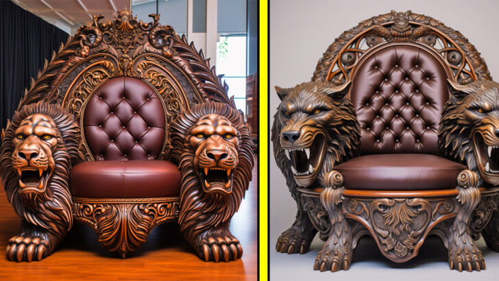 These Giant Wooden Animal Chairs Lets You Become King Of The Jungle