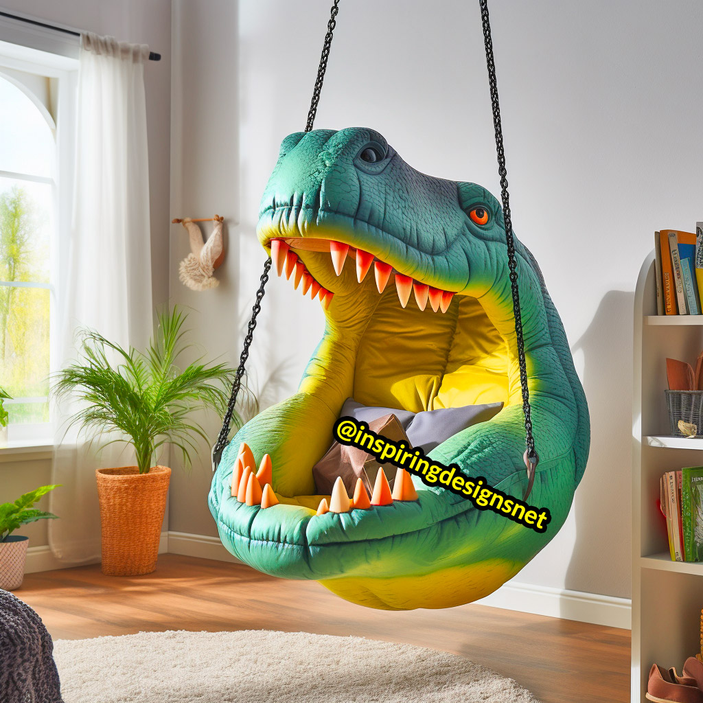 Dinosaur chair clearance bed