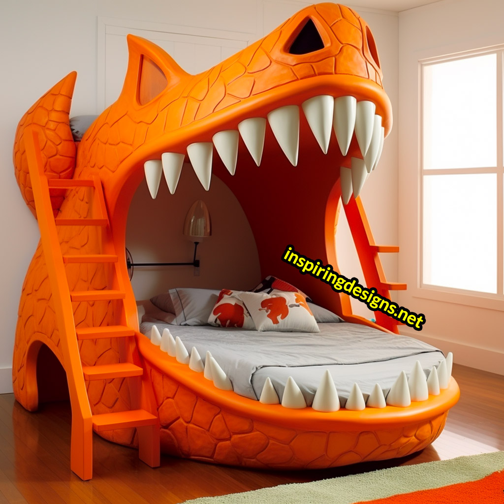 Giant Dinosaur Shaped Bunk Beds