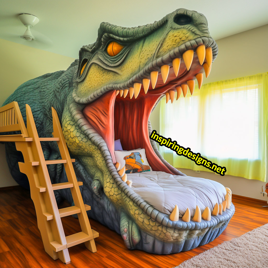 Dinosaur single shop bed frame