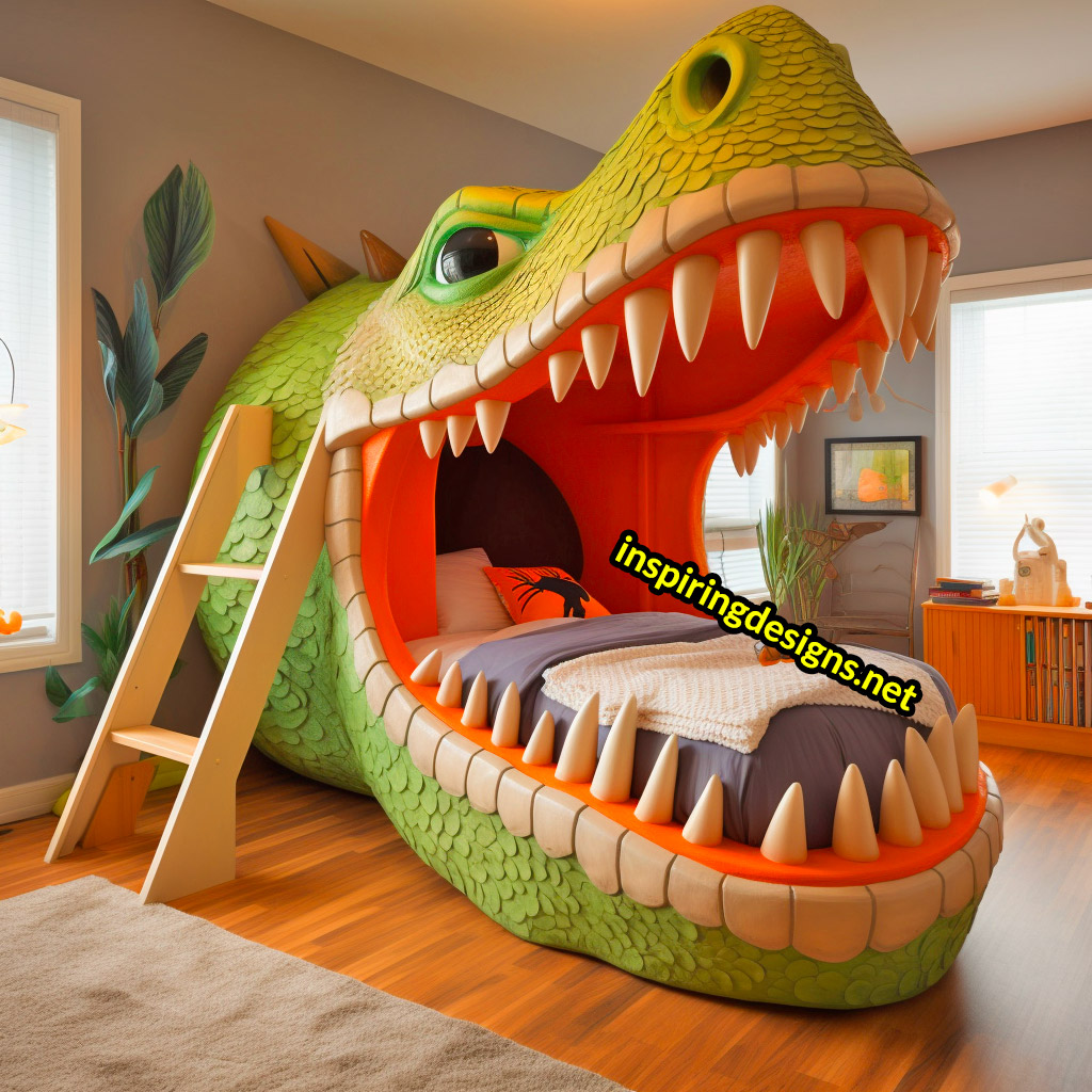 Giant Dinosaur Shaped Bunk Beds