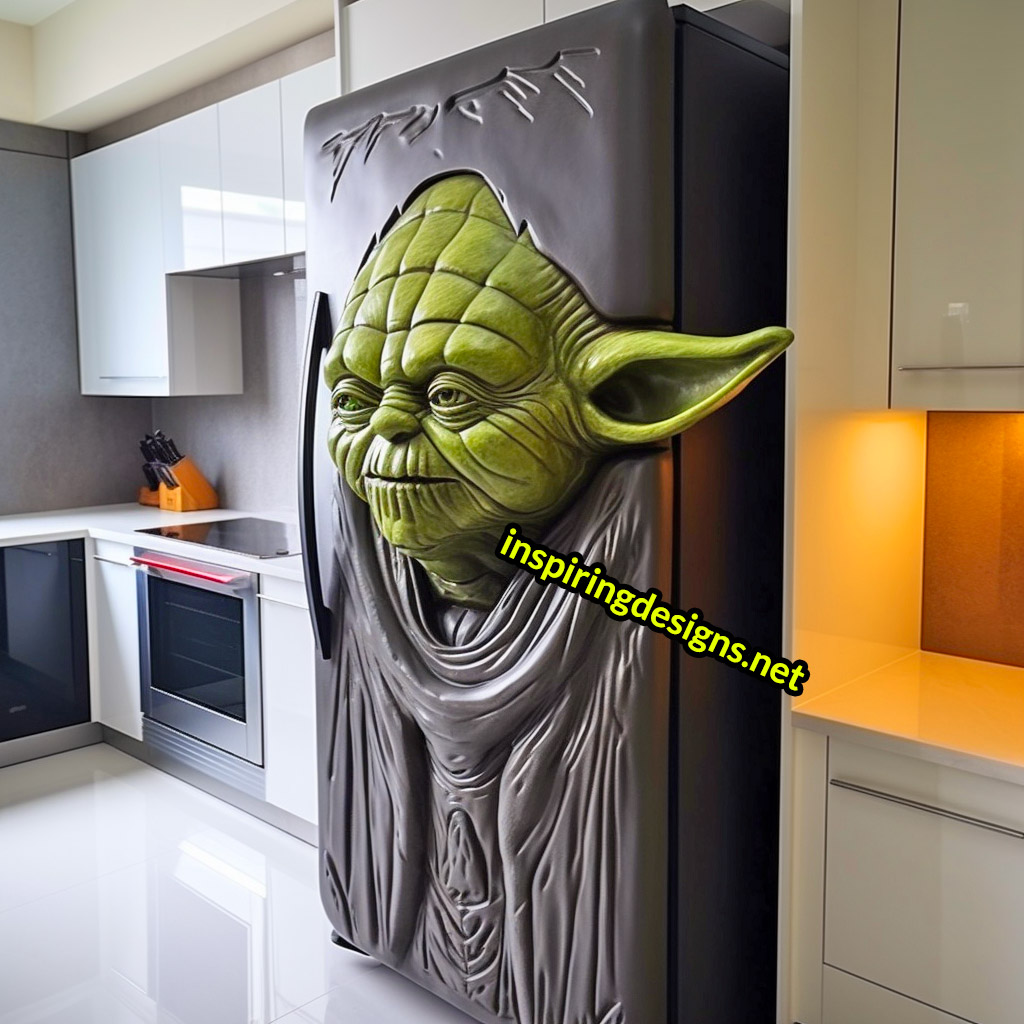 Star Wars Refrigerators - Yoda Fridge