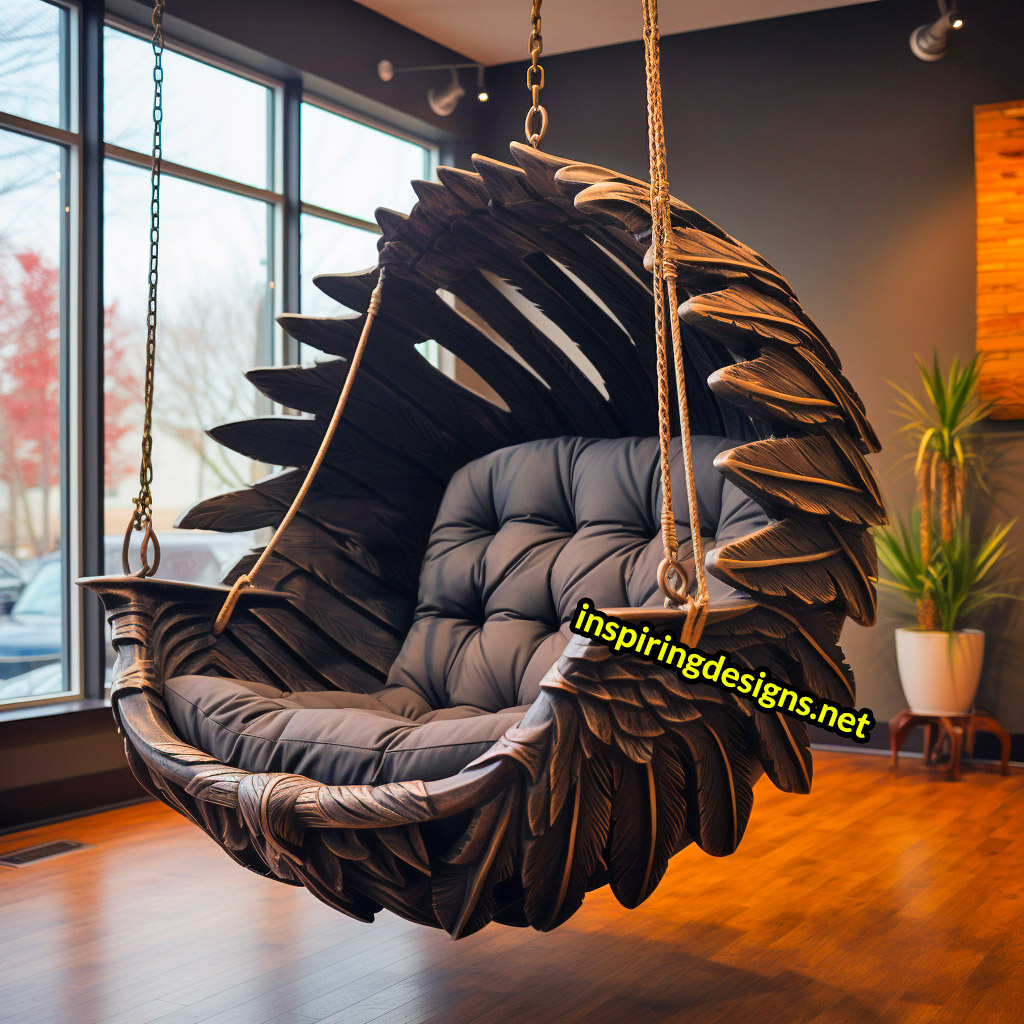 Hanging Animal Shaped Lounger - Oversized eagle hanging lounger