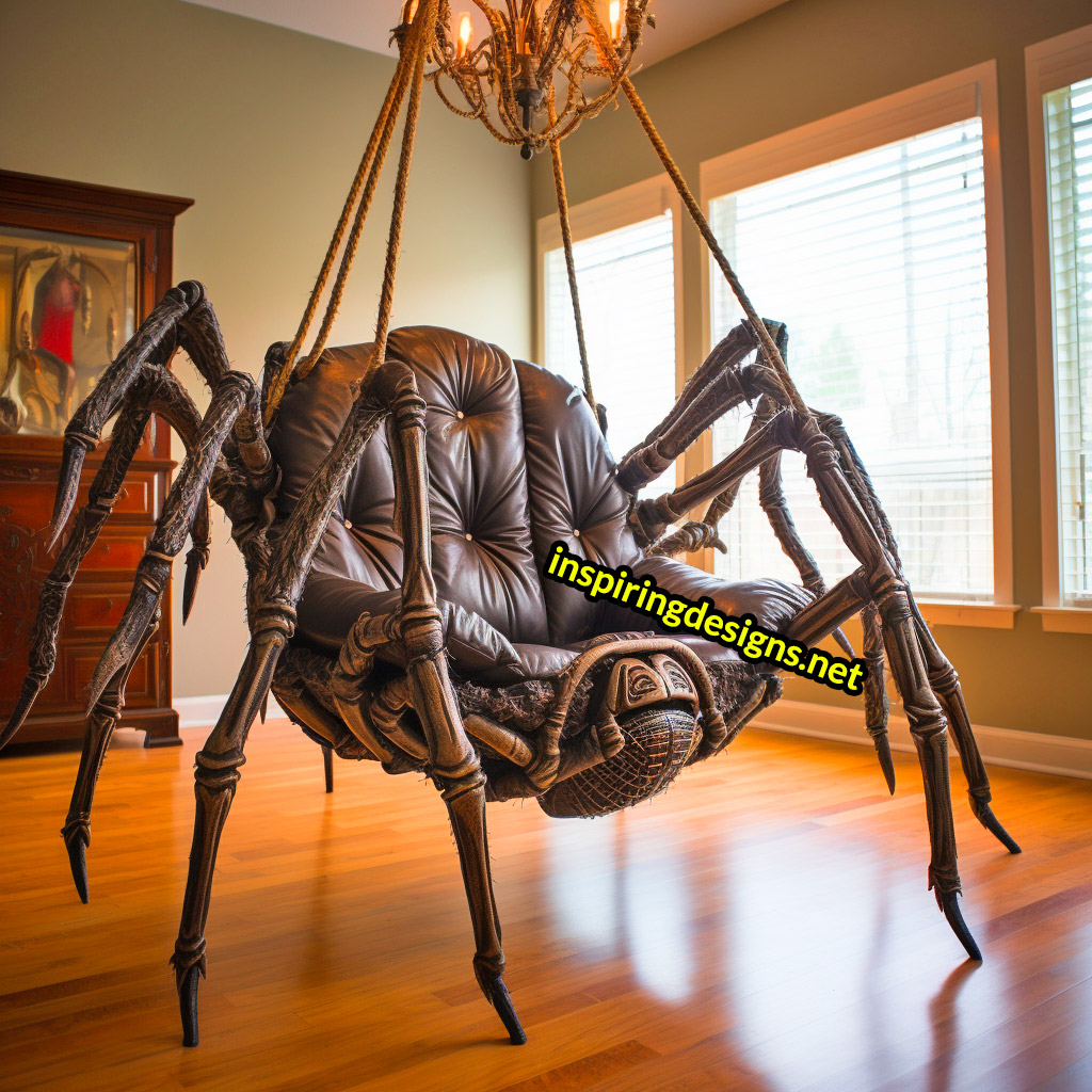 Hanging Animal Shaped Lounger - Oversized spider hanging lounger