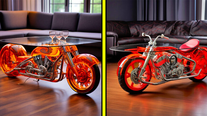 These Harley Davidson Motorcycle Coffee Tables Will Rev Up Your Living Room
