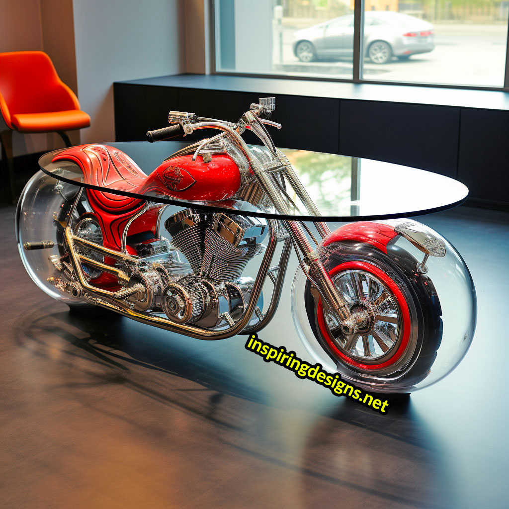 Harley Davidson Motorcycle Coffee Tables