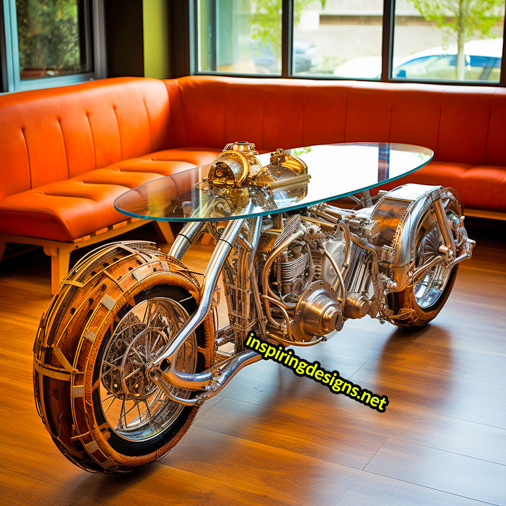 Harley Davidson Motorcycle Coffee Tables