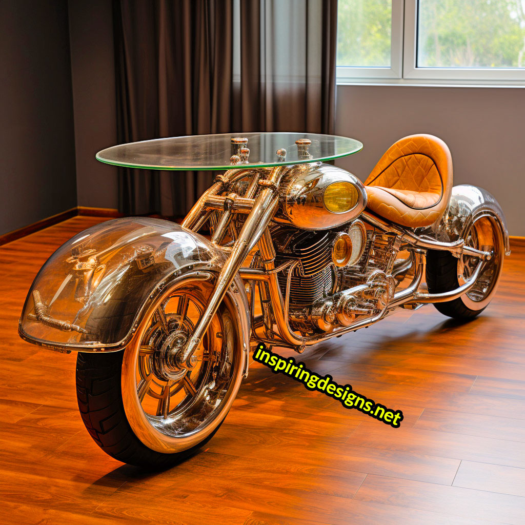 Harley Davidson Motorcycle Coffee Tables