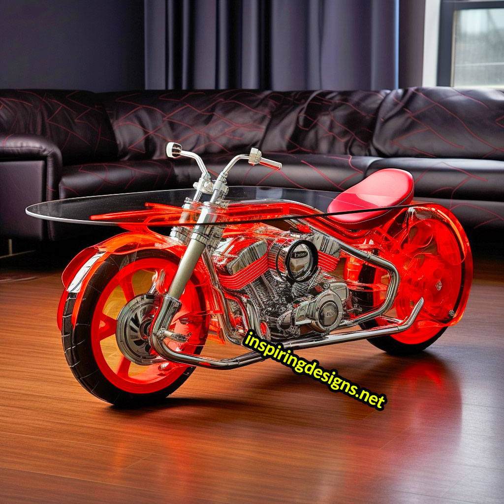 Harley Davidson Motorcycle Coffee Tables