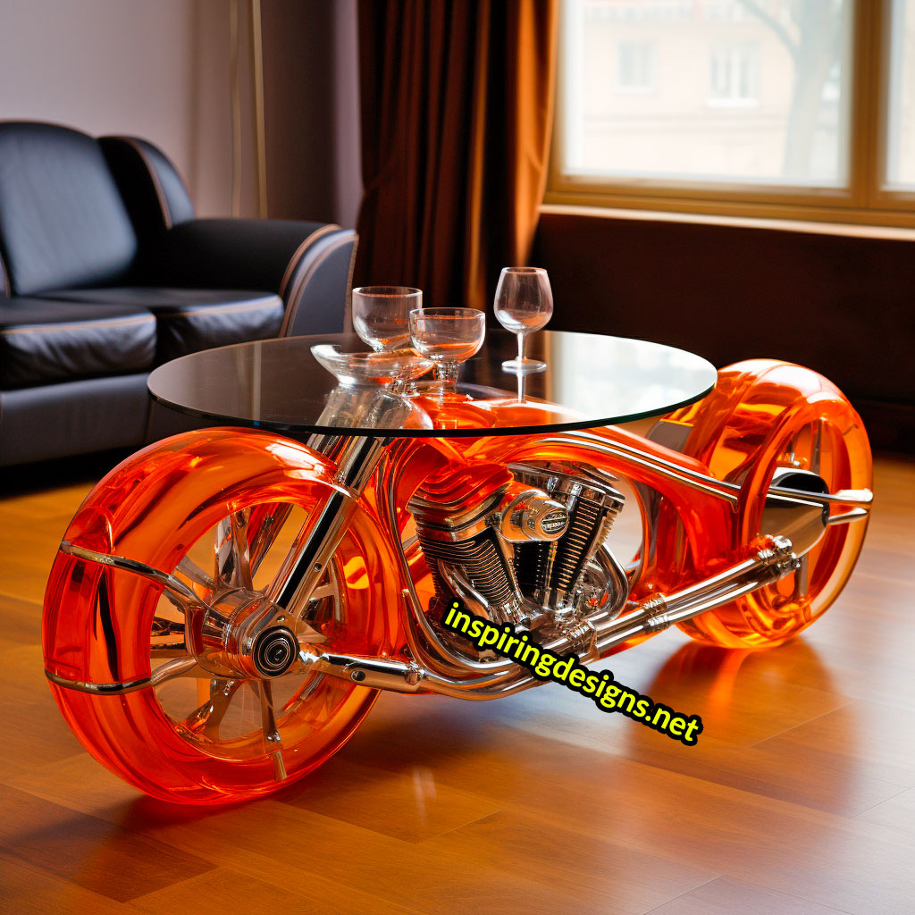 Harley Davidson Motorcycle Coffee Tables