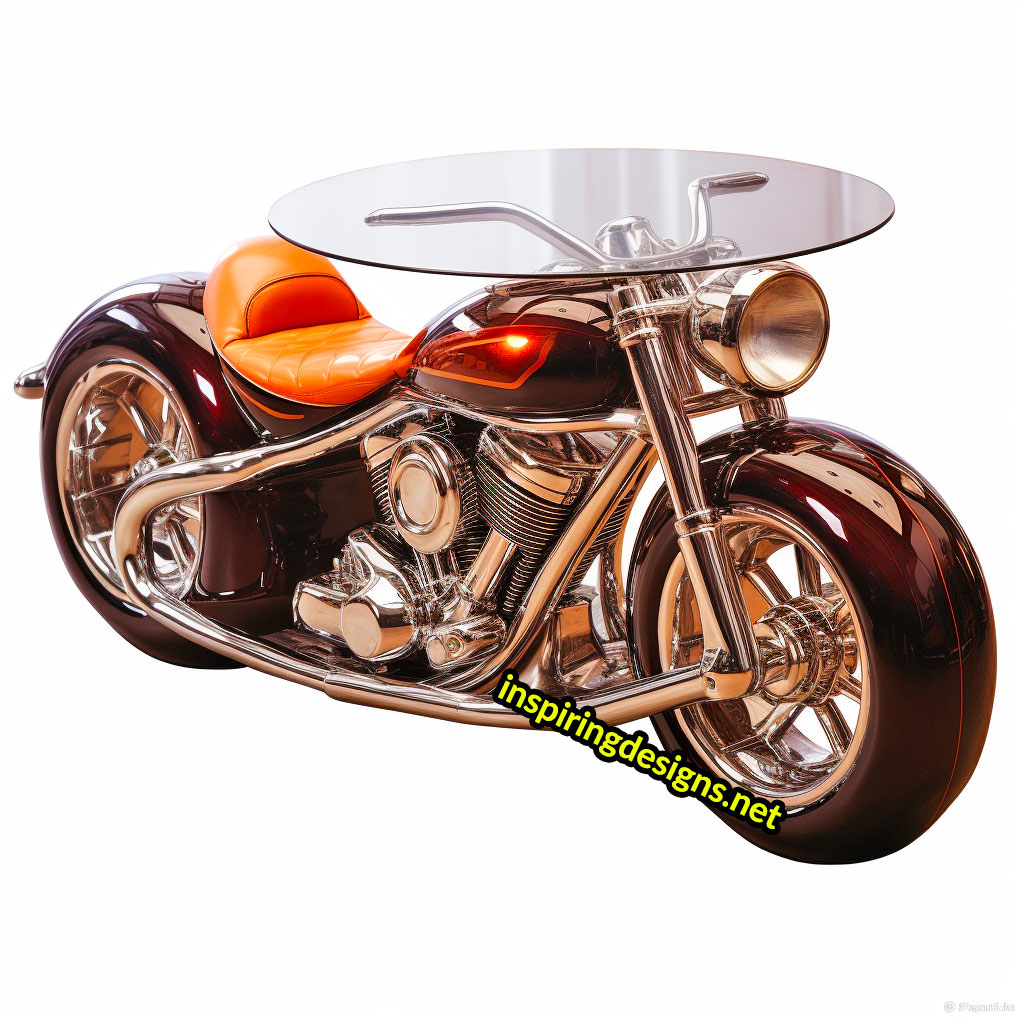 Harley Davidson Motorcycle Coffee Tables