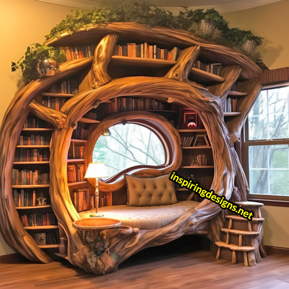 These Oversized Wooden Reading Nooks Make Every Story An Immersive