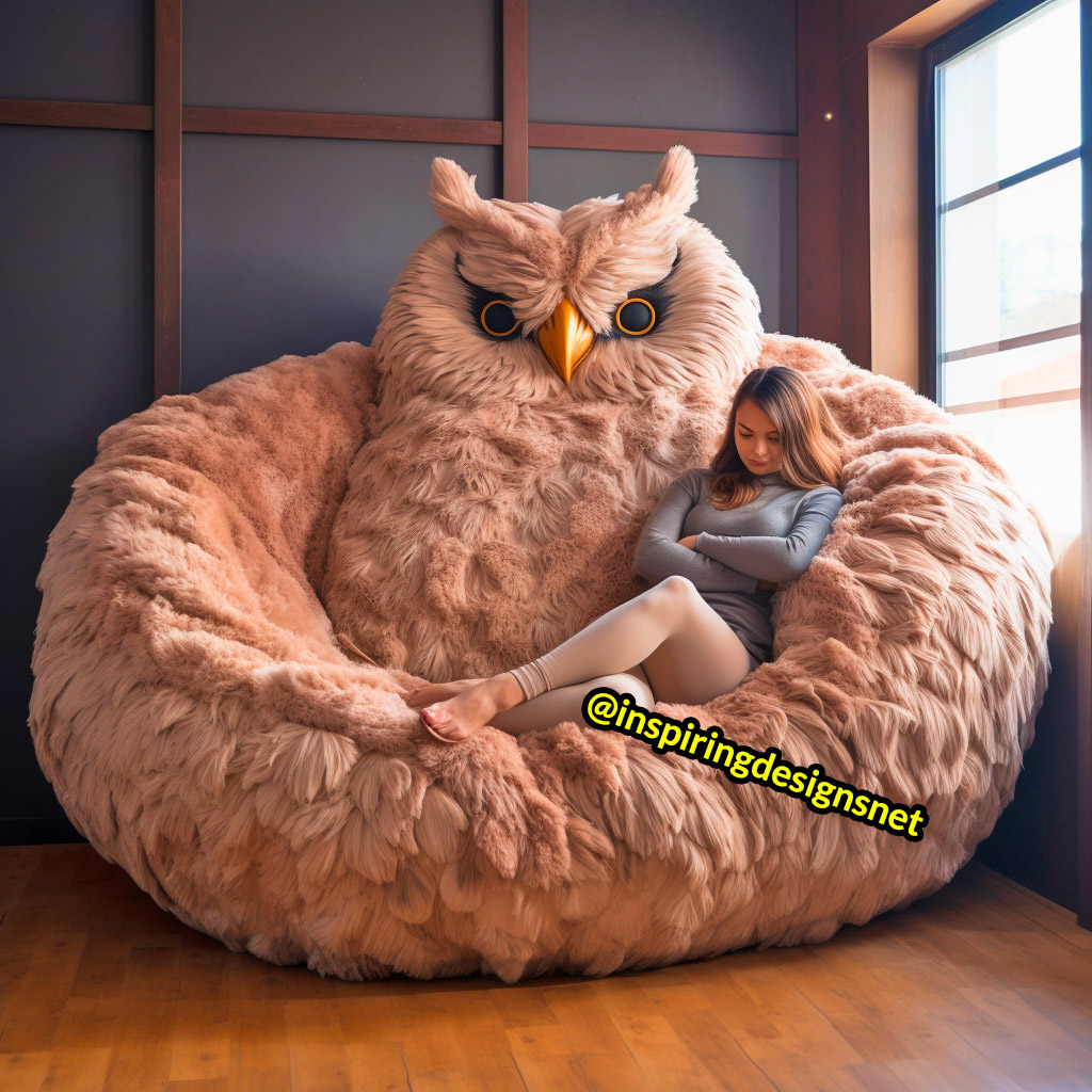 Giant Animal Shaped Sofas - Soft and cozy animal bean bag chairs