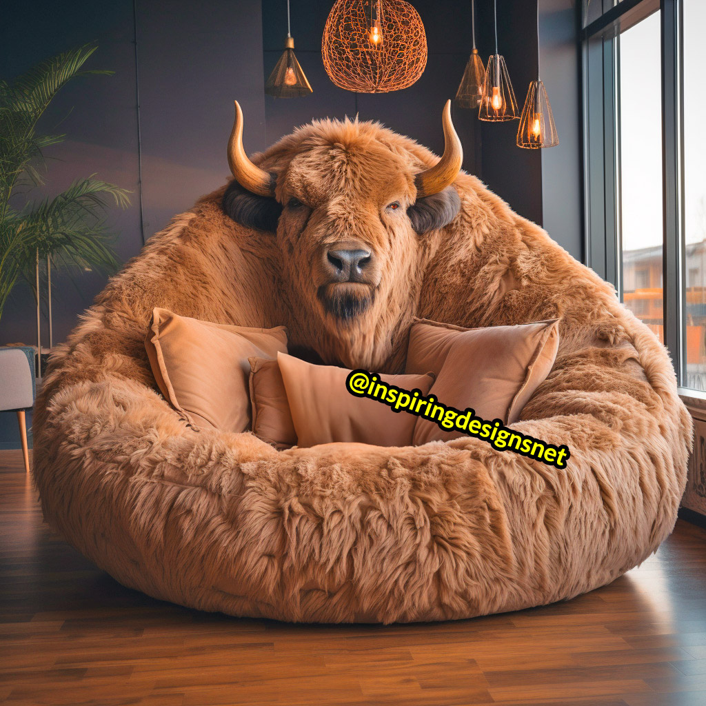 Giant Animal Shaped Sofas - Soft and cozy animal bean bag chairs