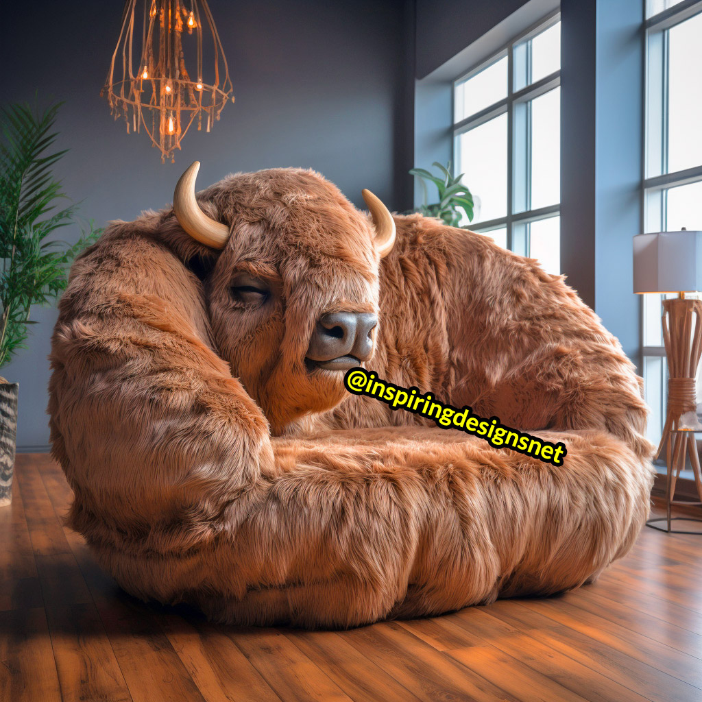 Giant Animal Shaped Sofas - Soft and cozy animal bean bag chairs