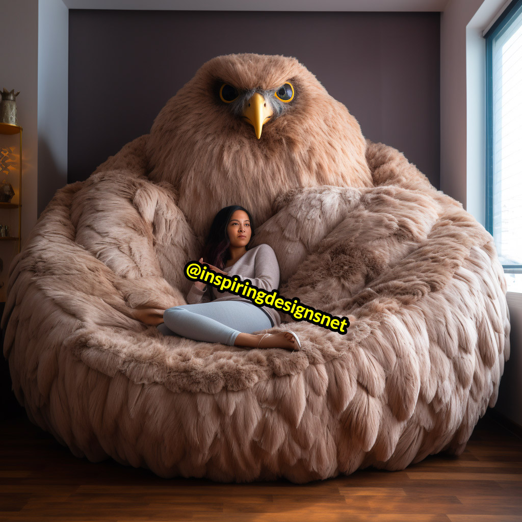 Giant Animal Shaped Sofas - Soft and cozy animal bean bag chairs