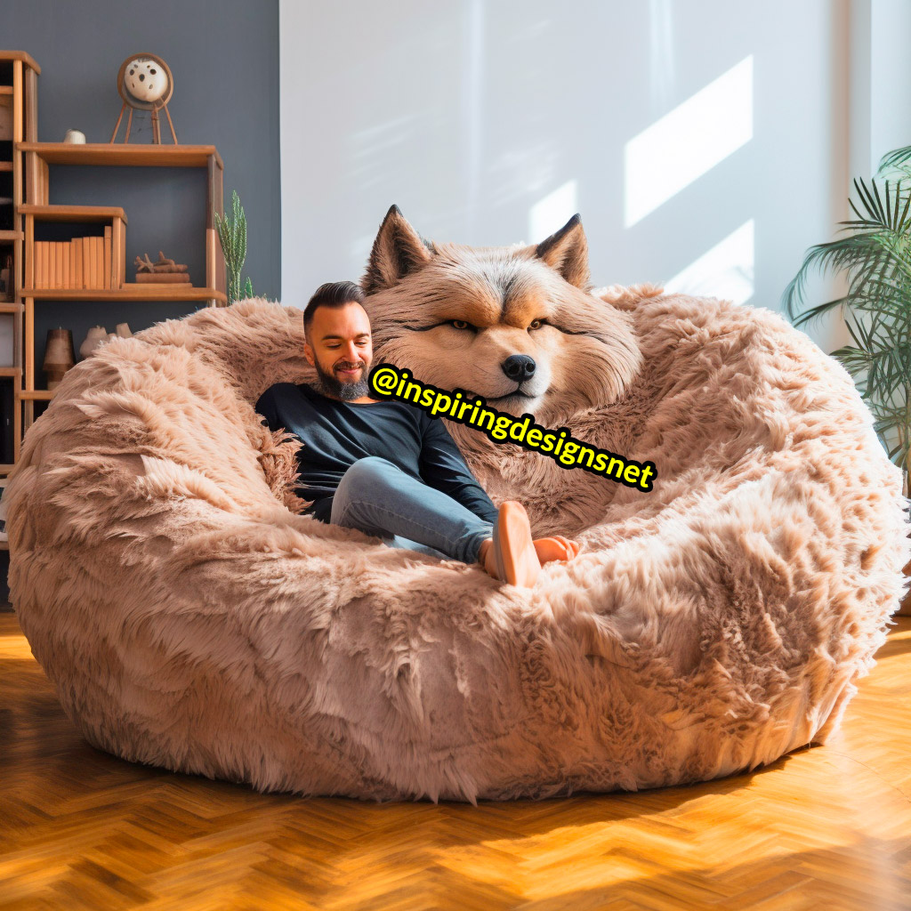 Giant Animal Shaped Sofas - Soft and cozy animal bean bag chairs