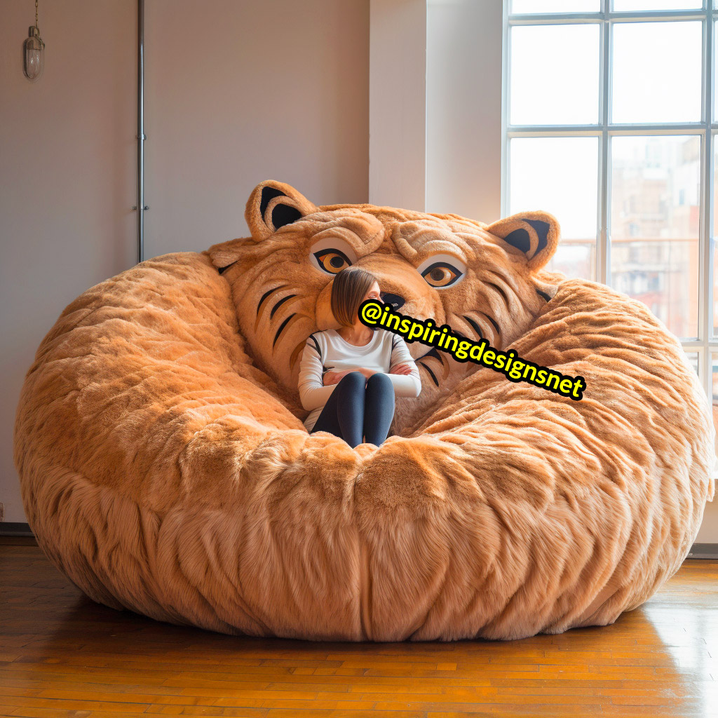 Giant Animal Shaped Sofas - Soft and cozy animal bean bag chairs