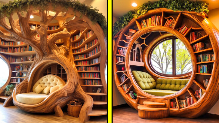 These Oversized Wooden Reading Nooks Make Every Story An Immersive Adventure