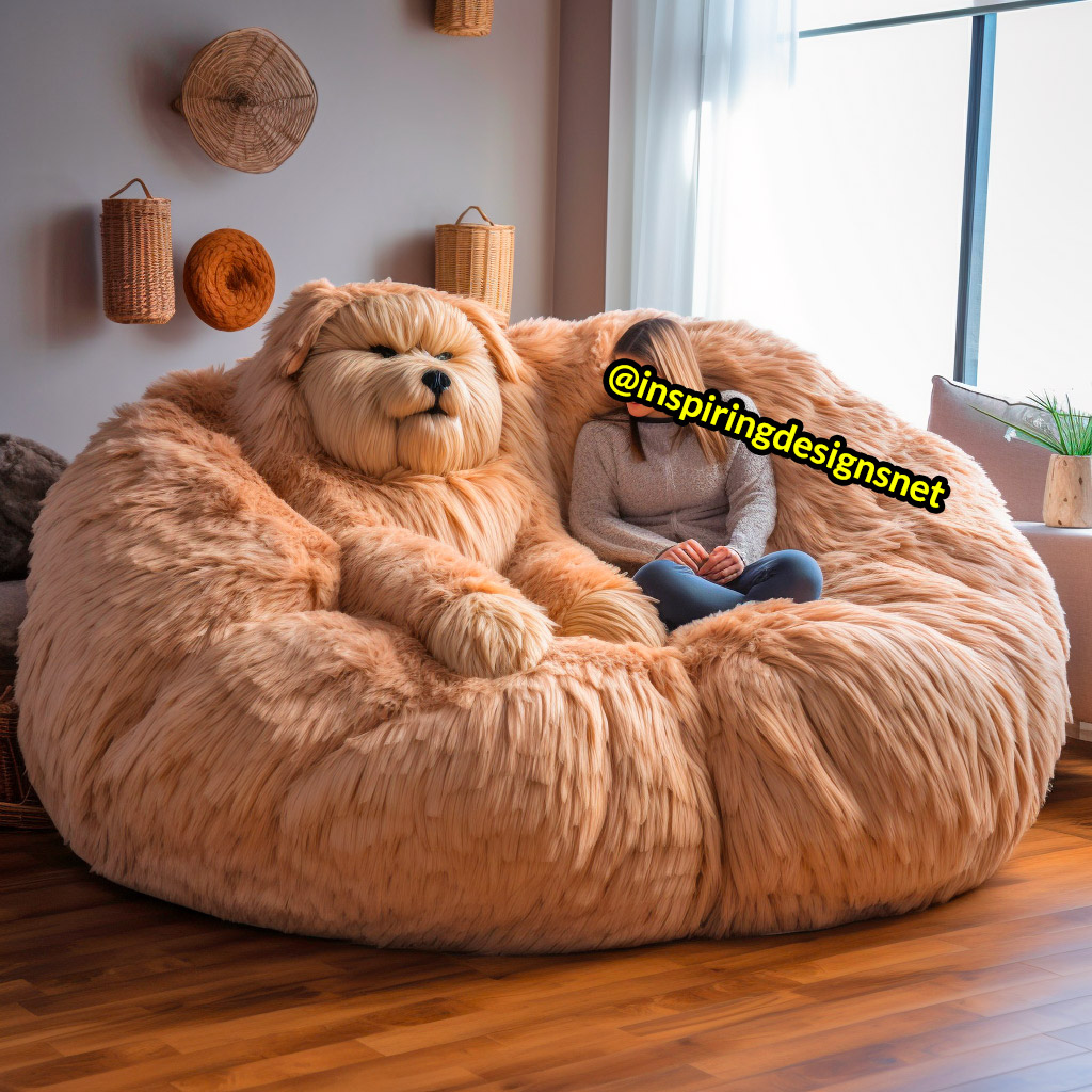 Giant Animal Shaped Sofas - Soft and cozy animal bean bag chairs