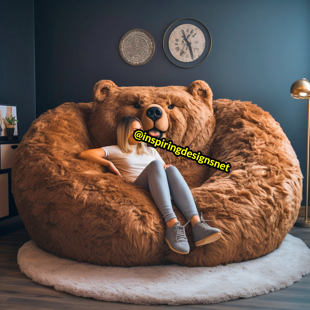 Giant Animal Shaped Sofas - Soft and cozy animal bean bag chairs