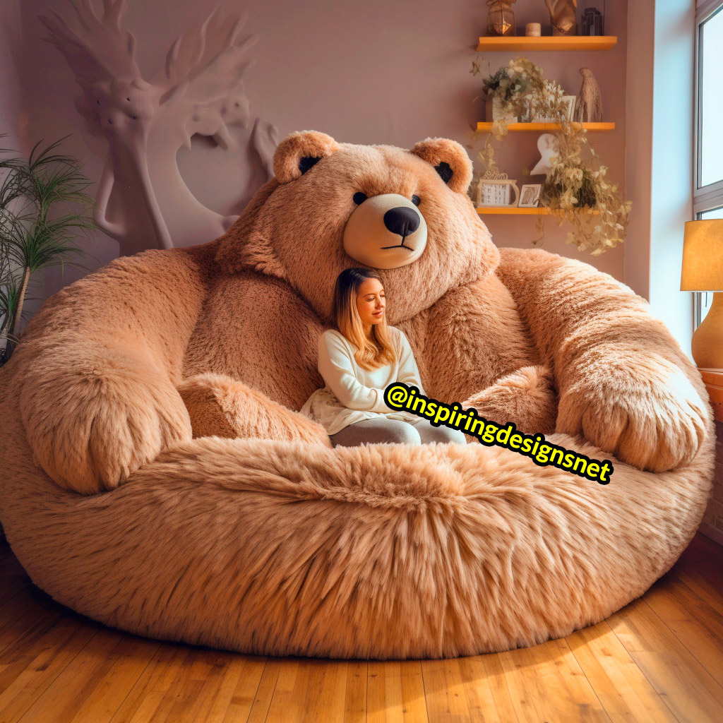 Giant Animal Shaped Sofas - Soft and cozy animal bean bag chairs