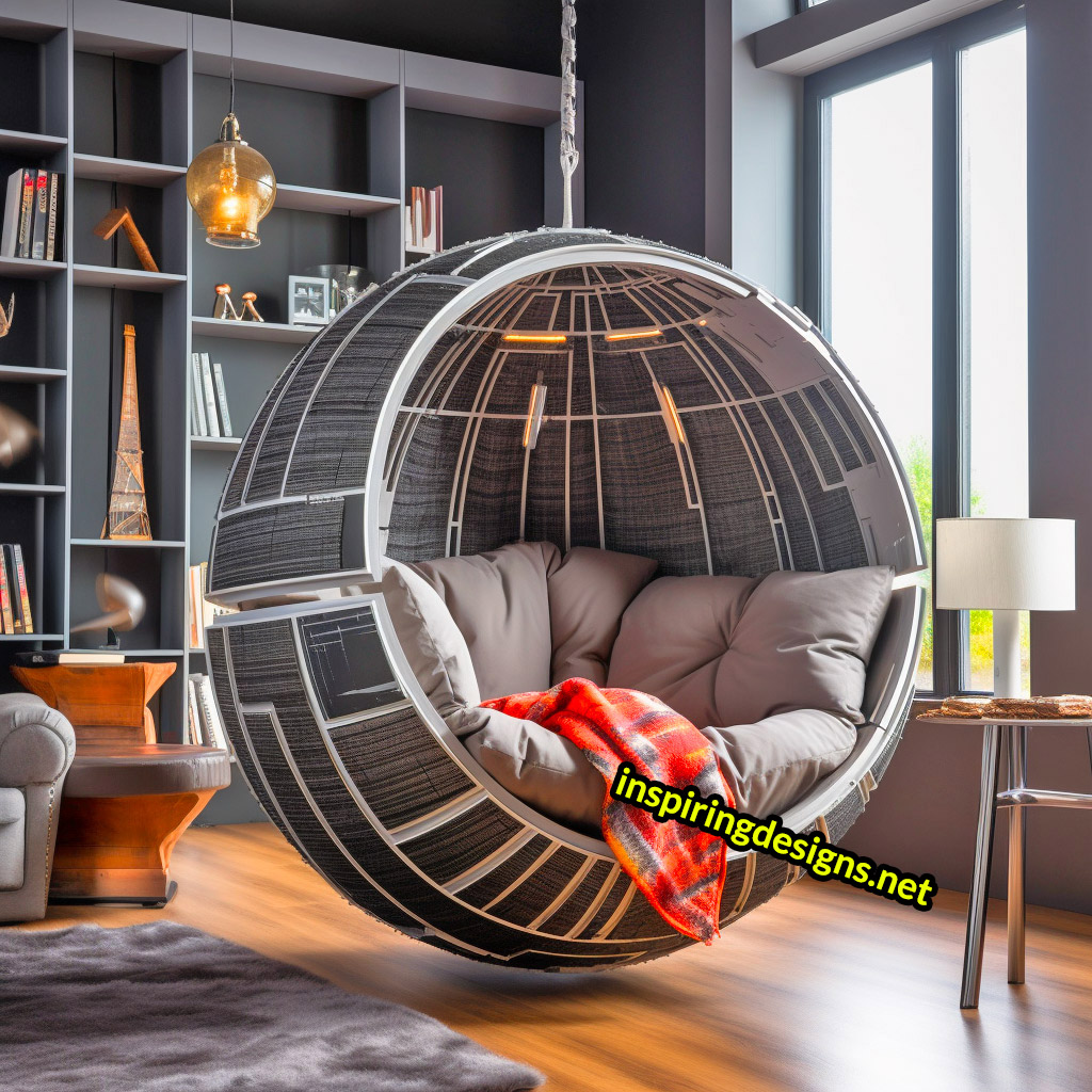 Star Wars Loungers - Death Star Hanging Lounger Chair