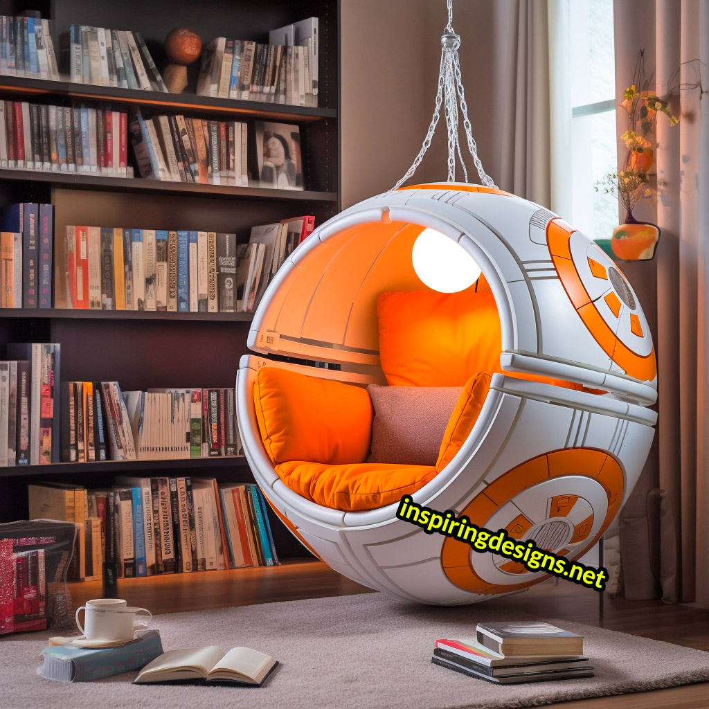 Star Wars Loungers - BB8 Hanging Lounger Chair